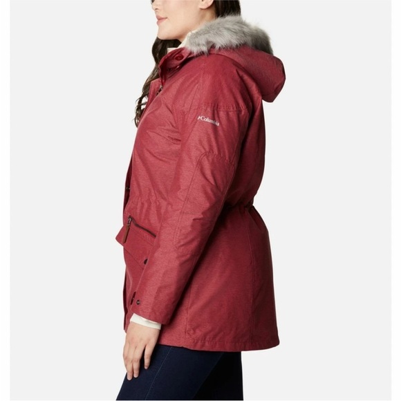 Columbia Women's Carson Pass Interchange Jacket, Beet, X-Small NWOT - Picture 7 of 10